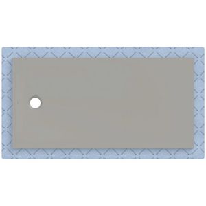 Douchevloer CleanFloor30 met afdichtingsvlies grijs: 160x80cm