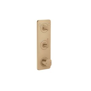 Afbouwdeel termostaat module 380/120 pl v 2 douchefunctie Cubic Cut greep brushed bronze Citterio-C