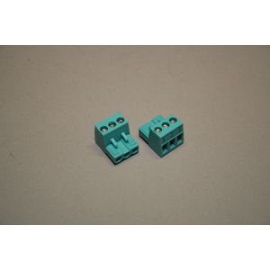 Aansluitklem 3-polig turquoise 73772
