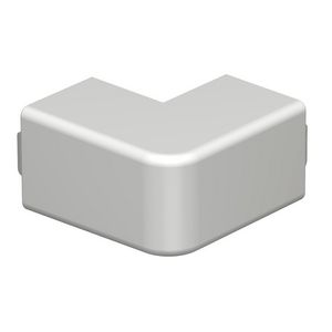 Buitenhoek 25x25mm polyvinylchlorid lichtgrijs VVE=4