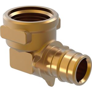 Schoefbus haaks schuif Q&E messing 20x3/4"bn. parallel