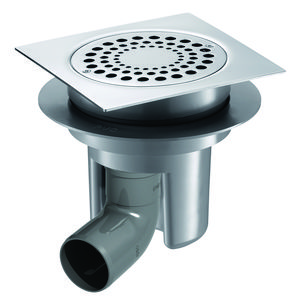 Vloerhevel hard 150x150 regelb hoogte horiz uitg. bochtD50