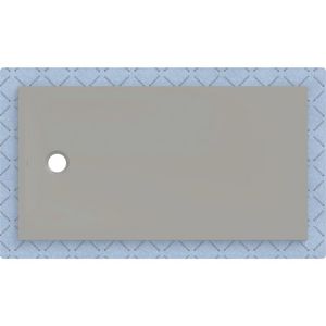 Douchevloer CleanFloor30 met afdichtingsvlies grijs: 150x80cm