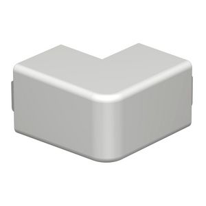 Buitenhoek 30x30mm polyvinylchlorid lichtgrijs VVE=4