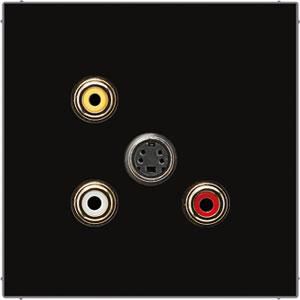 Afdekking zwart v.Audio/(S)Video LS990 VVE=10