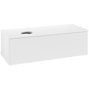 Wastafelonderkast Antao 1200x360x500mm White Matt Lacquer L33050MT
