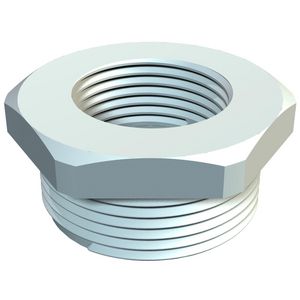 Tussenstuk reduceer M20-M12 Polyamide lichtgrijs RAL7035 VVE=100