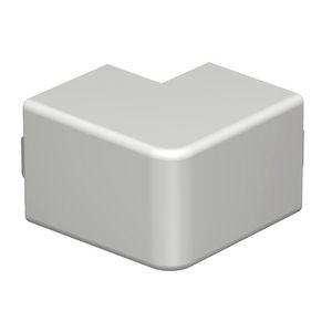 Buitenhoek 40x40mm polyvinylchlorid lichtgrijs VVE=4