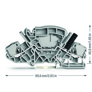 2-draads rijg 6mm² aanraking bev.testbus 8801/046-000 VVE=20