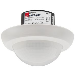 Bewegingsmelder Plafondmontage 360gr. VZ wit IP20 24m 1Kanaa