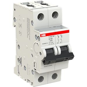 Installatieautomaat S200MT 2P K6 10kA Tractie