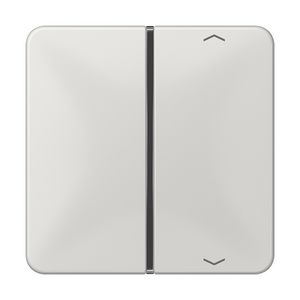 Tastafdekking 1-voudig pijl CD lichtgrijs KNX