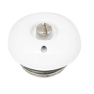 Ontluchter 1/2" Cachet design wit