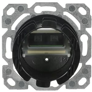 Optisch aansluitbusinzetstuk SC-Duplex 2-voudig zilver (0244/22)