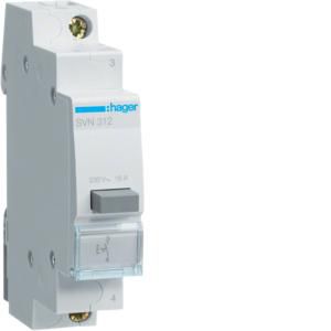 Drukknopschakelaar 1 maak 16A 230V AC