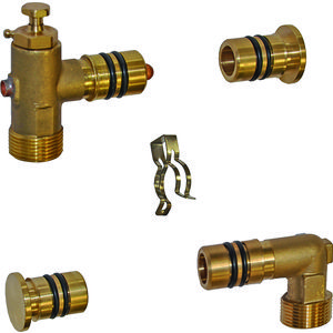 Basis hydr. aansluitset met handmatige ontluchter Remasol