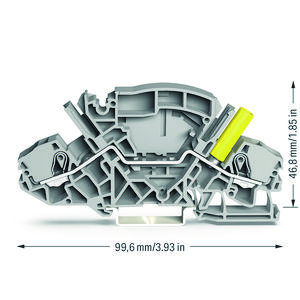 2-draads rijg 6mm² aanraking bev.testbus 8801/041-000 VVE=20