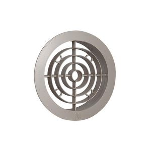 Ventilatierooster kunststof Ø120mm RVS
