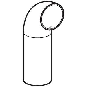 Polyethyleen (PE) bocht 90° 40mm