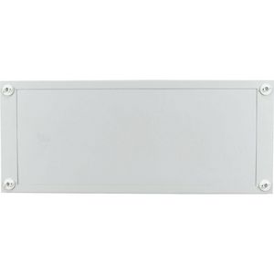 Frontplaat plaatstaal/kunststof universeel grijs 150x1000mm