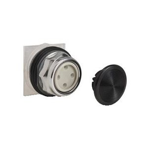 Vuistslagknop 35mm Klikbevestiging Metaal Zwar Harmony 9001K