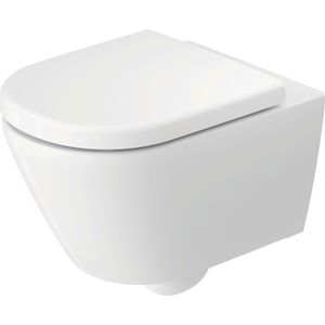 D-CODE #290309 wandcloset wit hoogglans 540mm met voorgemon. scharnieren (excl. zitting)