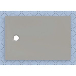 Douchevloer CleanFloor30 met afdichtingsvlies grijs: 120x80cm