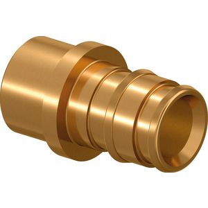 Sok verlopend Q&E messing 25x22CU schuif x soldeer