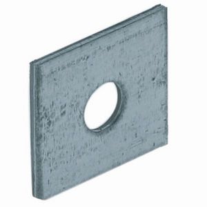 Vierkante sluitplaat DIN436 M8 ( 30x3) verzinkt VVE=100