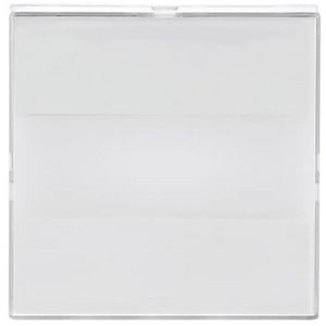Infoline centraalplaat met rode en neutrale lens s-studiowit (1573 CN-84)