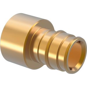 Sok verlopend Q&E messing 20x22CU schuif x soldeer