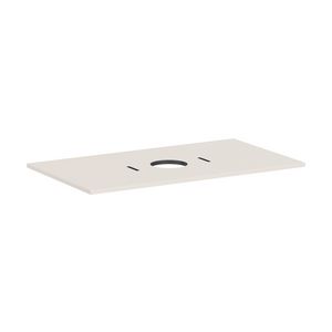 Console Xilesa E 980/550 met uitsparing  midden waskom z. kraangat SMB