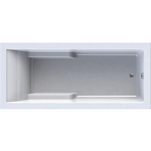 Ligbad Basilia shower 180x80cm wit excl. poten
