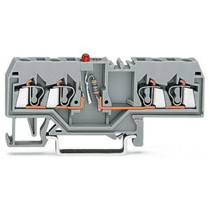 Moduleklem 4-draads LED rood grijs 280-658/281-413 VVE=100