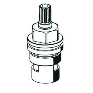 Keramisch-bovendeel 90gr.DN 15 G 1/2 M