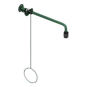 nooddouche wandmontage opbouw groen