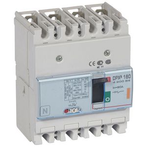 Vermogenschakelaar 160 Thermomagn. 80A 4-polig 25kA DPX3