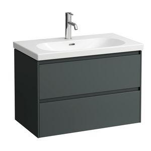 Onderkast LANI 80cm traffic grey met 2 lades