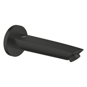Eurosmart baduitloop 1/2" sprong 171mm Matte Black (mat zwart) (prof)