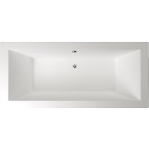Ligbad duo Agape 180x80cm mat wit excl. poten