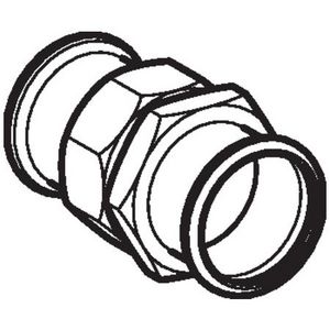 3-del. koppeling MAPRESS RVS FKM blauw 54mm 2x pers VVE=5