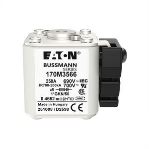 Zekering h. snelheid 250A AC 690V 200kA compact 1 45x VVE=6