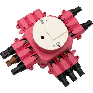 Centraaldoos stekerbaar WAGO RD 1 x in 6x uit enkelpo VVE=10