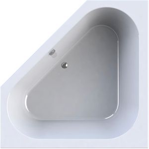 Ligbad duo hoekmodel Filia 145x145cm wit excl. poten