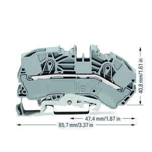 Reserve voedingsklem 16 mm² 12 mm grijs VVE=20