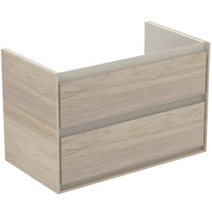 Conn.air wast.meubel 800x440mm licht pijnboom/mat beige 2xla