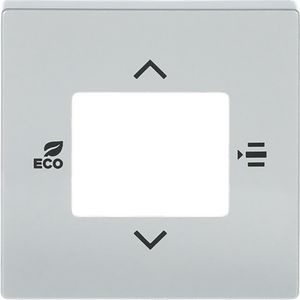 KNX Centraalplaat voor thermostaat f-aluzilver (6109/03-83)