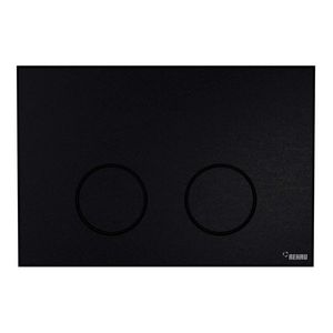 Frame Bedieningsplaat MEPA 2-toets zwart-matzwart