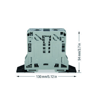2-draads rijgklem 50mm² markeringsh. zijkant 285-141 VVE=5