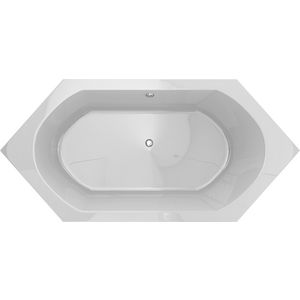 Ligbad duo 6-H Rodante 190x90cm wit excl. poten